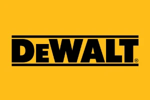 Logo de la marca de niveles láser Dewalt