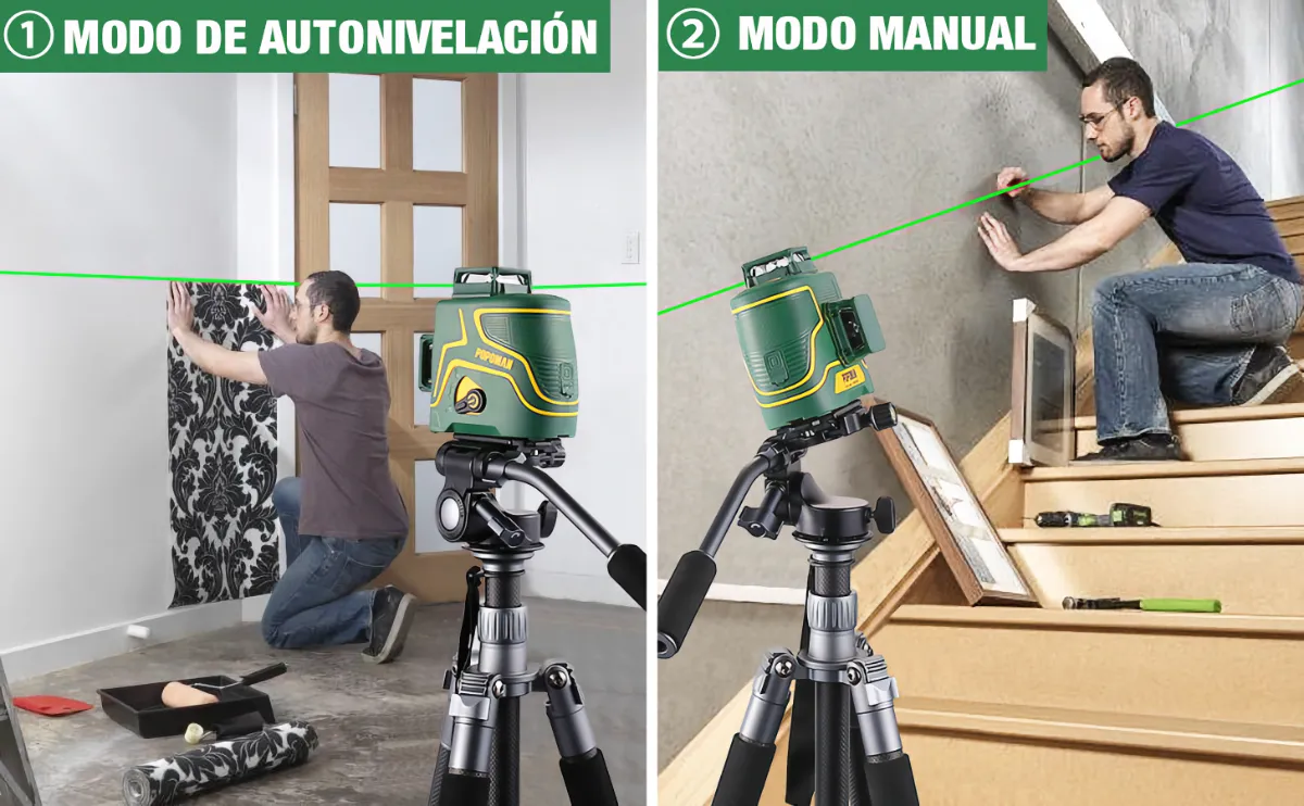 MODOS-DE-OPERACION-NIVELELS-LASER-POPOMAN-MTM330B-Y-MTM340B