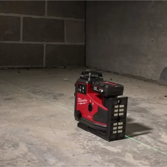 Nivel laser Milwaukee M12 A3PLO