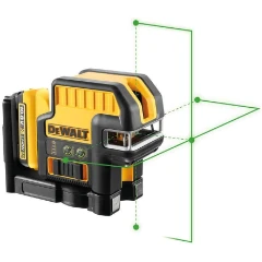 Nivel dewalt de lineas cruzadas lineas de color rojo