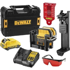 Nivel-laser-dewalt-DCE0825D1R-QW-de-2-lineas-cruzadas-de-color-rojo-y-5-puntos