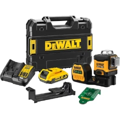Nivel-laser-dewalt-DCE089D1G-QW-de-3X360º-lineas -color-VERDE