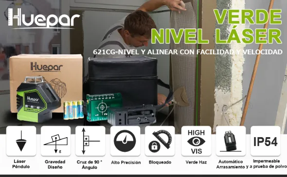 Nivel Laser Huepar 621CG