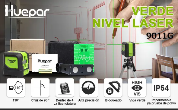NIVEL-LASER-HUEPAR-9011G-CARACTERISTICAS