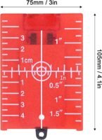 Tarjeta de Objetivo Láser Tarjeta de Objetivo Láser ABS